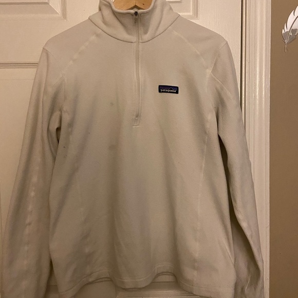 Patagonia Sweaters - White Patagonia 1/4 Zip